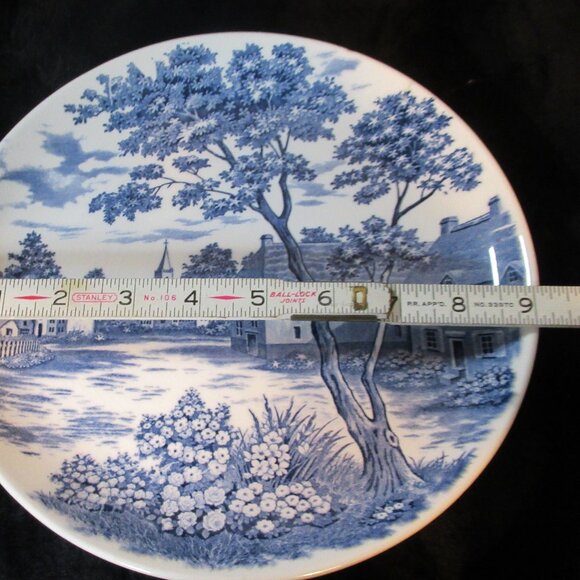 English Village Dish Set 3pc Plates - Picture 3 of 3